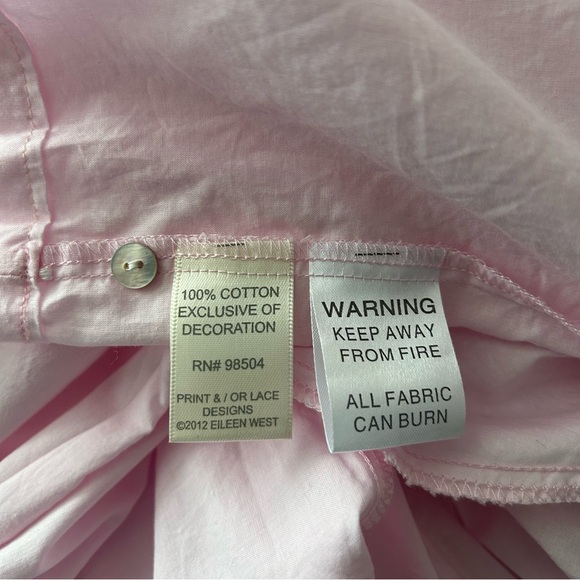 Eileen West Light Pink Button-Down Robe - Picture 12 of 14